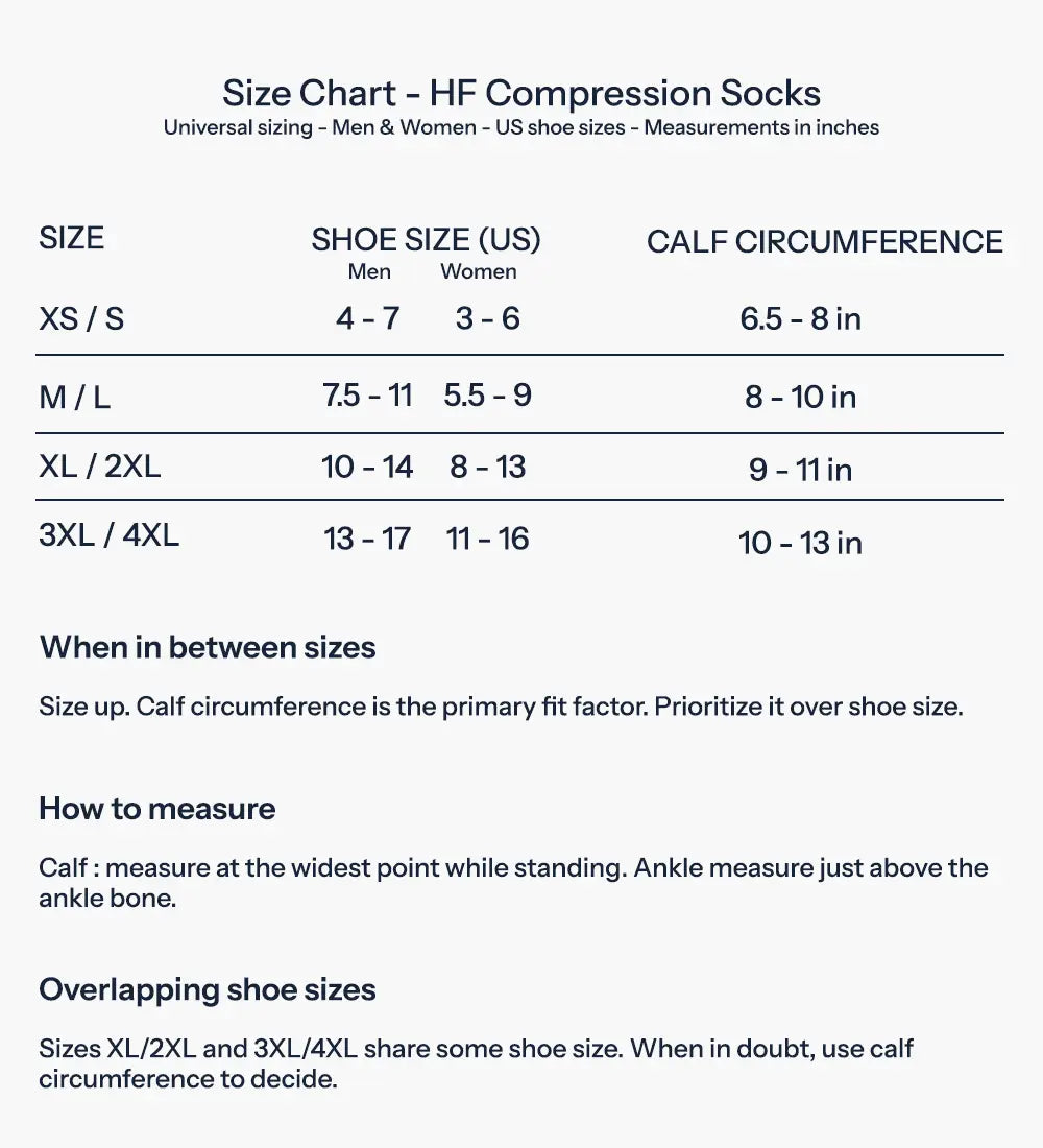 Everyday Compression Socks for Women | 15-20 mmHg | All-Day Comfort