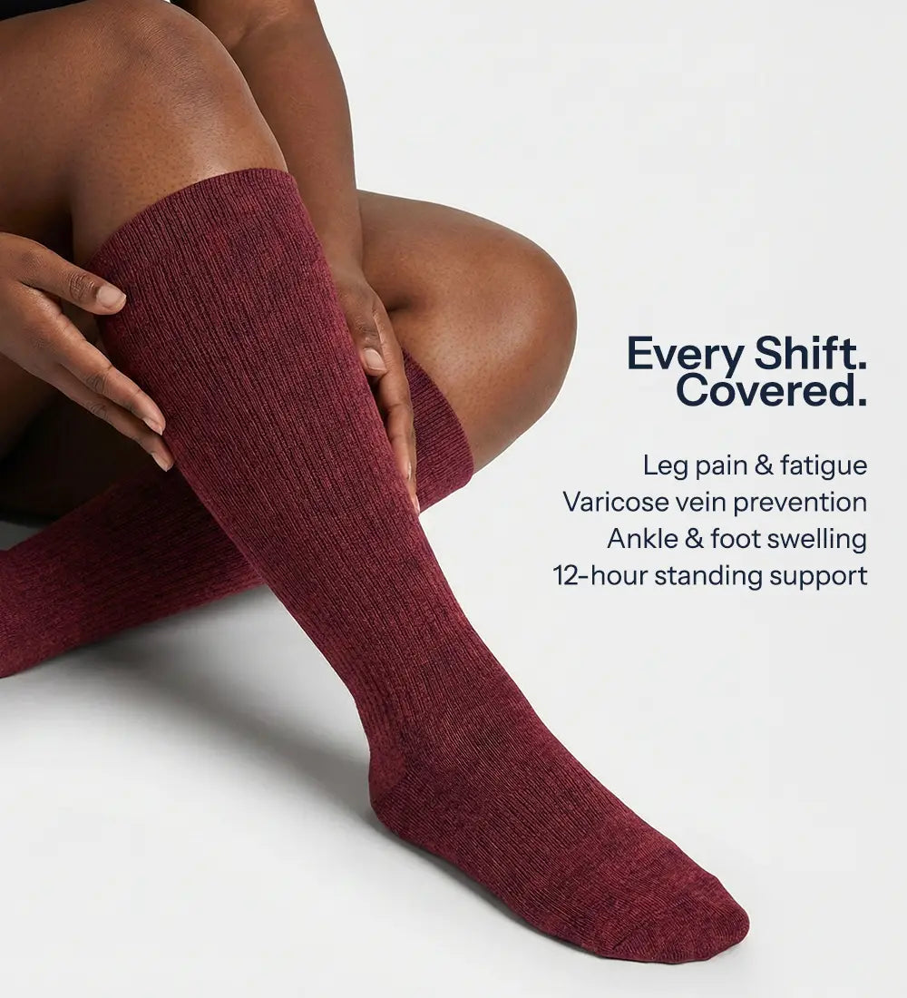 Compression Socks for Nurses - 15-20 mmHg